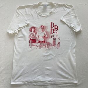Vintage 1990 Hoechst Pharmaceuticals Fun Run T Shirt XL Made USA Single Stitch